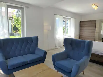 Ein Sitzbereich in der Unterkunft Apartment Henry's 100 by Interhome