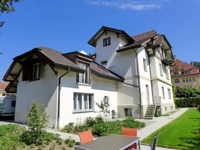 Das Gebäude in dem sich die Ferienwohnung befindet