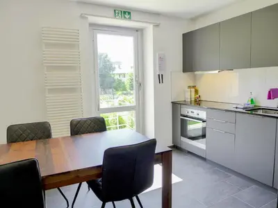 Küche/Küchenzeile in der Unterkunft Apartment Henry's 100 by Interhome