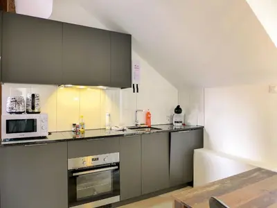 Küche/Küchenzeile in der Unterkunft Apartment Henry's 202 by Interhome