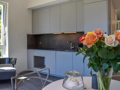 Küche/Küchenzeile in der Unterkunft Apartment Capriccio 16 Pergola by Interhome