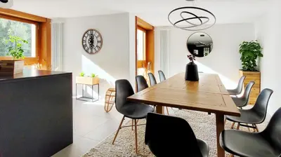 Ein Sitzbereich in der Unterkunft L'AvantGardiste, Spacious 6 bedrooms duplex, panoramic view