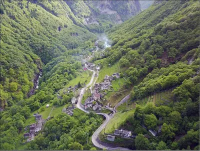 Naturlandschaft in der Nähe des Chalets