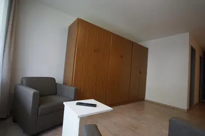 Ein Sitzbereich in der Unterkunft Haus Amor