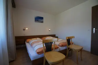 Ein Sitzbereich in der Unterkunft Haus Amor