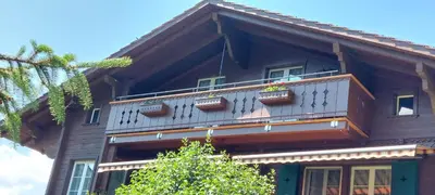 Das Gebäude in dem sich die Ferienwohnung befindet