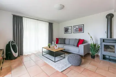 Ein Sitzbereich in der Unterkunft Spirit Apartments - XXL-Apt mit Balkon und Seesicht