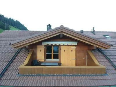 Das Gebäude in dem sich die Ferienwohnung befindet