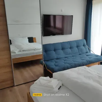 Ein Bett oder Betten in einem Zimmer der Unterkunft Herberge Balmweid 1