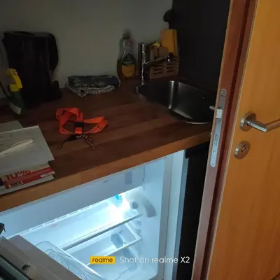 Küche/Küchenzeile in der Unterkunft Herberge Balmweid 1