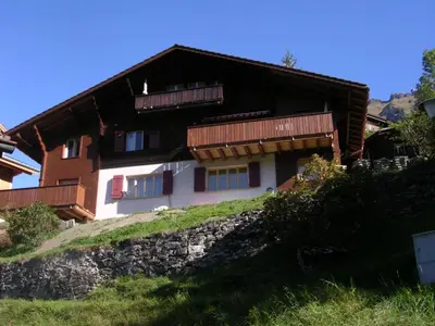 Das Gebäude in dem sich die Ferienwohnung befindet