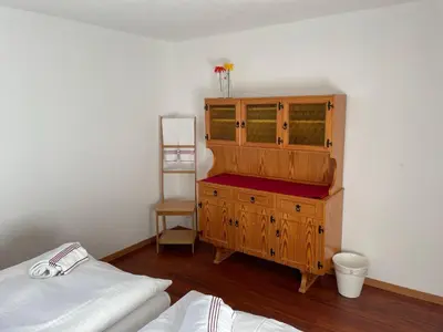 Ein Bett oder Betten in einem Zimmer der Unterkunft Hubel Apartment 14