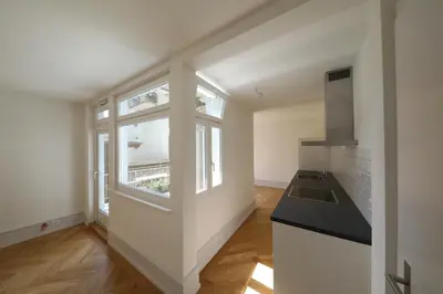 Küche/Küchenzeile in der Unterkunft City Center Apartment