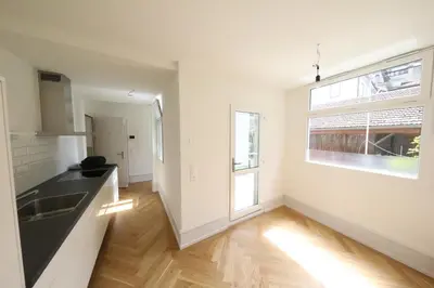 Küche/Küchenzeile in der Unterkunft City Center Apartment