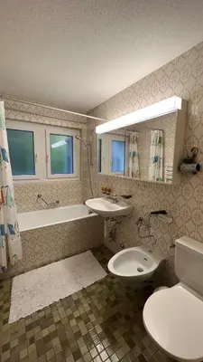 Ein Badezimmer in der Unterkunft Haus OASIS Ferienwohnung-Holiday Apartment