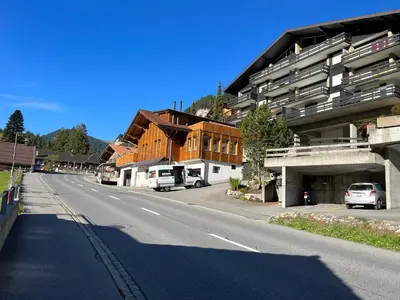 Das Gebäude in dem sich die Ferienwohnung befindet