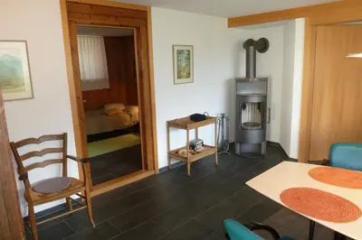 Ein Sitzbereich in der Unterkunft Ferienwohnung-Brienz