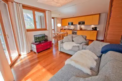 Küche/Küchenzeile in der Unterkunft Casa D'Amore, Apartment Lyskamm