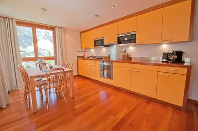 Küche/Küchenzeile in der Unterkunft Casa D'Amore, Apartment Lyskamm