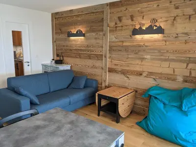Ein Sitzbereich in der Unterkunft Ramuge A 031 - COSY apartment 6 pers