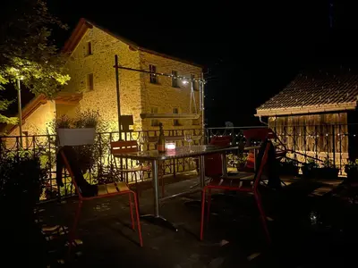 Ein Patio oder anderer Außenbereich in der Unterkunft Michels Haus
