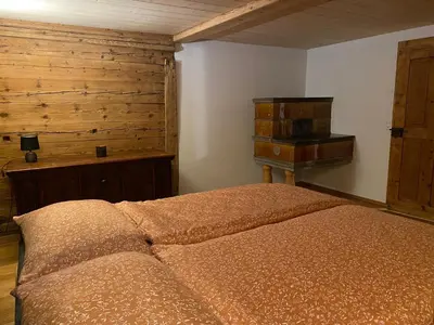 Ein Bett oder Betten in einem Zimmer der Unterkunft Chalet Brünig