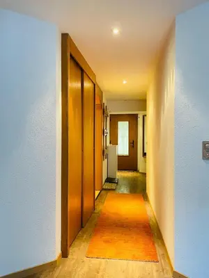 Ein Bett oder Betten in einem Zimmer der Unterkunft Im alten Dorfteil von Zermatt