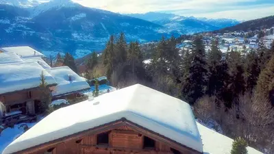 Naturlandschaft in der Nähe des Chalets