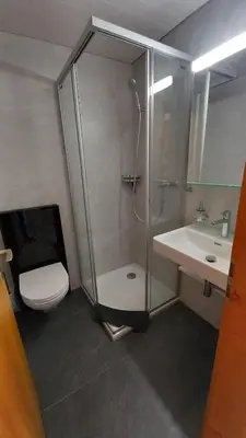 Ein Badezimmer in der Unterkunft Chalet Pfyffer - Mountain view