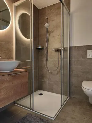 Ein Badezimmer in der Unterkunft Sunnustrahl