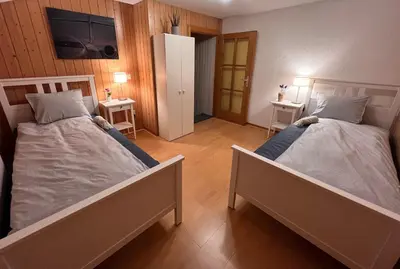 Ein Bett oder Betten in einem Zimmer der Unterkunft CLOUD No3, Interlaken