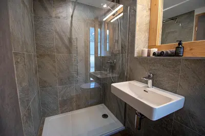 Ein Badezimmer in der Unterkunft La Bergère