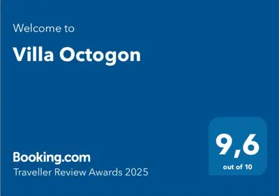 Ein Zertifikat, Auszeichnung, Logo oder anderes Dokument, das in der Unterkunft Villa Octogon - Free Parking - Wii - SportArena ausgestellt ist