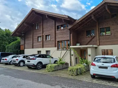 Das Gebäude in dem sich die Ferienwohnung befindet