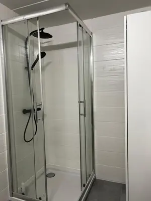 Ein Badezimmer in der Unterkunft Superbe studio Anzère, rénové, au pied des pistes