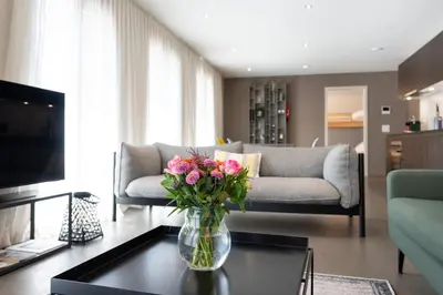 TV/Unterhaltungsangebot in der Unterkunft Modern City Apartments