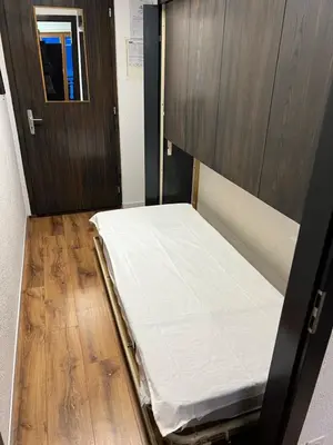 Ein Bett oder Betten in einem Zimmer der Unterkunft Cosy studio for 4 near ski lift, MELEZES K22