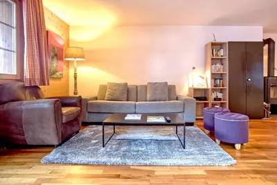 Ein Sitzbereich in der Unterkunft Apartment Fagus - GRIWA RENT AG