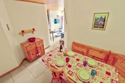 Ein Sitzbereich in der Unterkunft Superbe appartement avec parking couvert gratuit