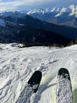 Cosy Studio for 5 near ski lift, Les Gentianes im Winter