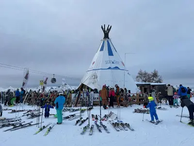Cosy Studio for 5 near ski lift, Les Gentianes im Winter