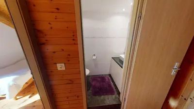 Ein Badezimmer in der Unterkunft Tschuggen 11