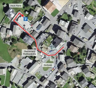 Die Umgebung um die Ferienwohnung
