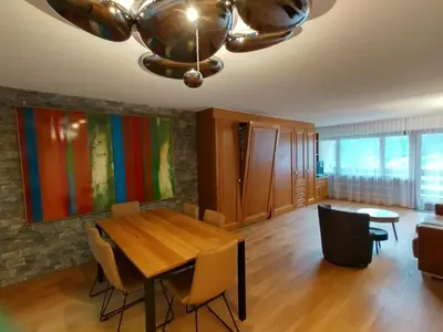 Ein Sitzbereich in der Unterkunft Panorama 26