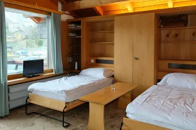 Ein Bett oder Betten in einem Zimmer der Unterkunft Seewohnung 1