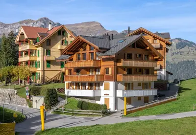 Ein allgemeiner Bergblick oder ein Berglick von der Ferienwohnung aus