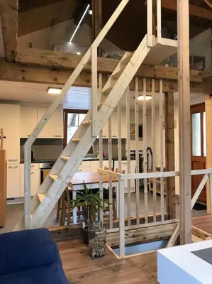 Küche/Küchenzeile in der Unterkunft La Maisonnette : charmante maison indépendante