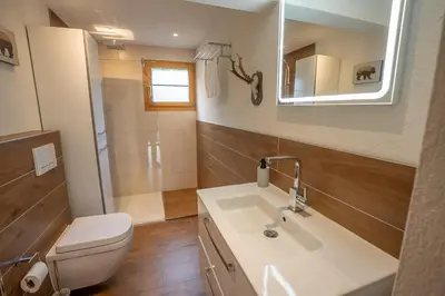 Ein Badezimmer in der Unterkunft Reste Fidèle Duplex