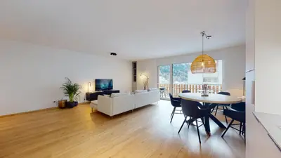 TV/Unterhaltungsangebot in der Unterkunft Sublime modern family apartment of 2 bedrooms