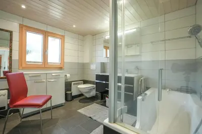 Ein Badezimmer in der Unterkunft Chalet Nachtigall